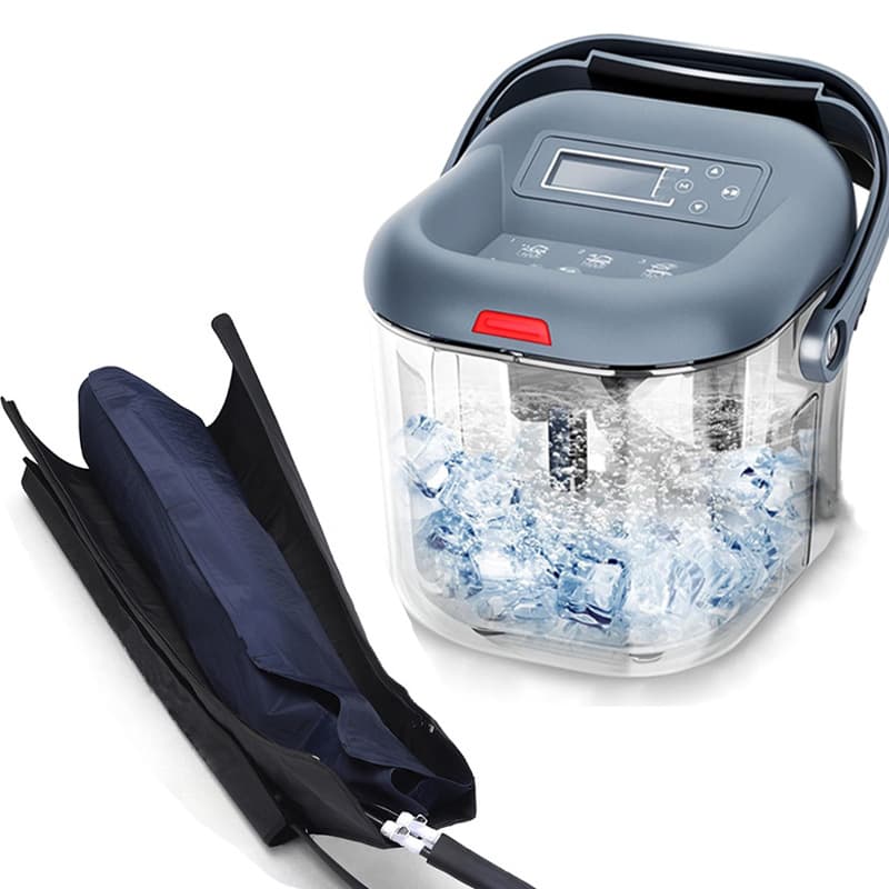 Full Leg Cold Therapy Machine, Cryotherapy Unit, Air Wave Pneumatic Ice Water Circulation Cold Compress System, Leg Massager