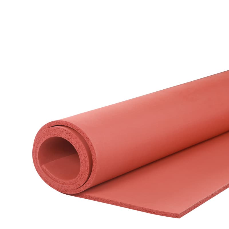 Factory direct sales of silicone foam board pads, high temperature resistant silicone foam board rolls with adhesive backing, heat press machine foam pads.