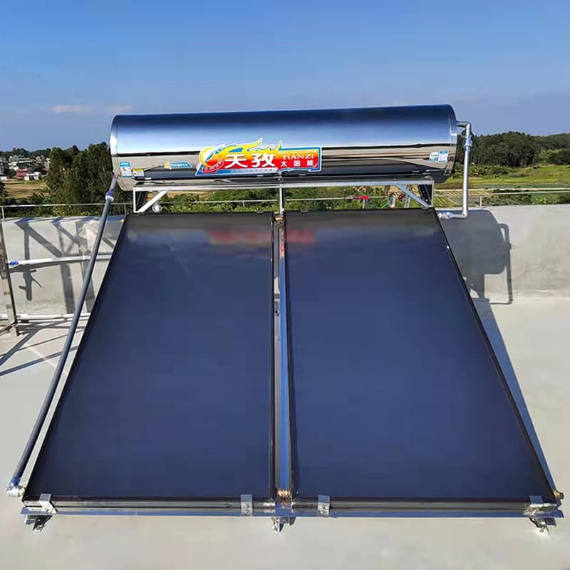 Flat Plate Collector 150L 200L 300L Integrated Solar Water Heater Household Factory Foreign Trade Wholesale Smart