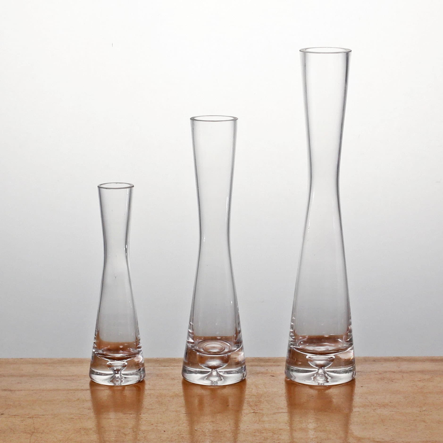 Transparent Bubble Single Glass Vase Home Decoration Hotel Flower Arrangement European Style Ornament