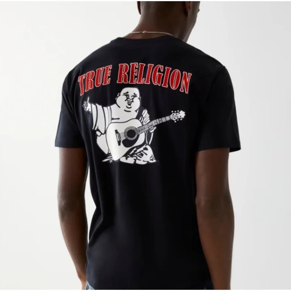 True Religion T-shirt Graphics T-shirt Men Cotton Graphic cotton