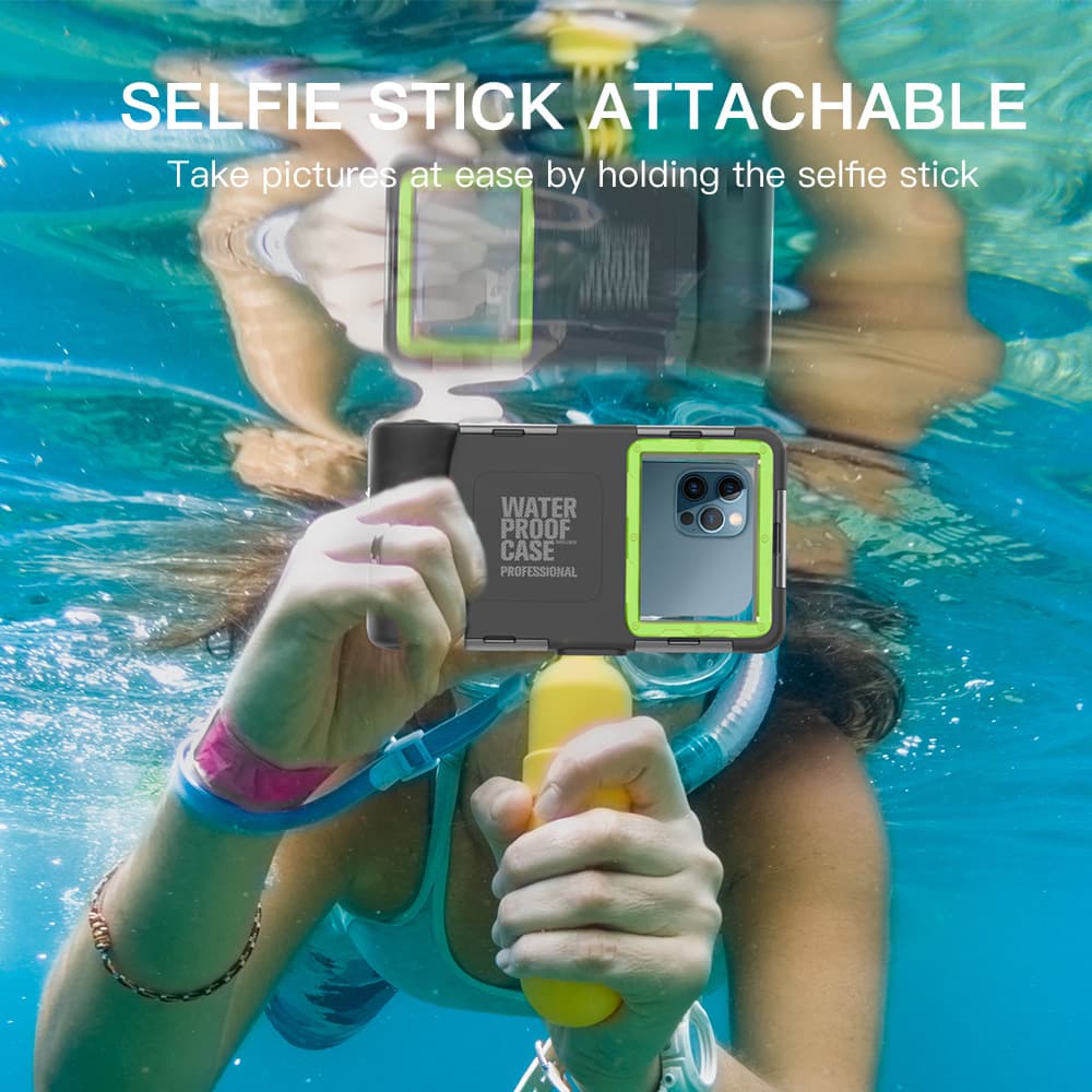 Cross-border Diving Case for Apple 16 Waterproof Phone Case Protective Cover Underwater Video Recording Waterproof Bag