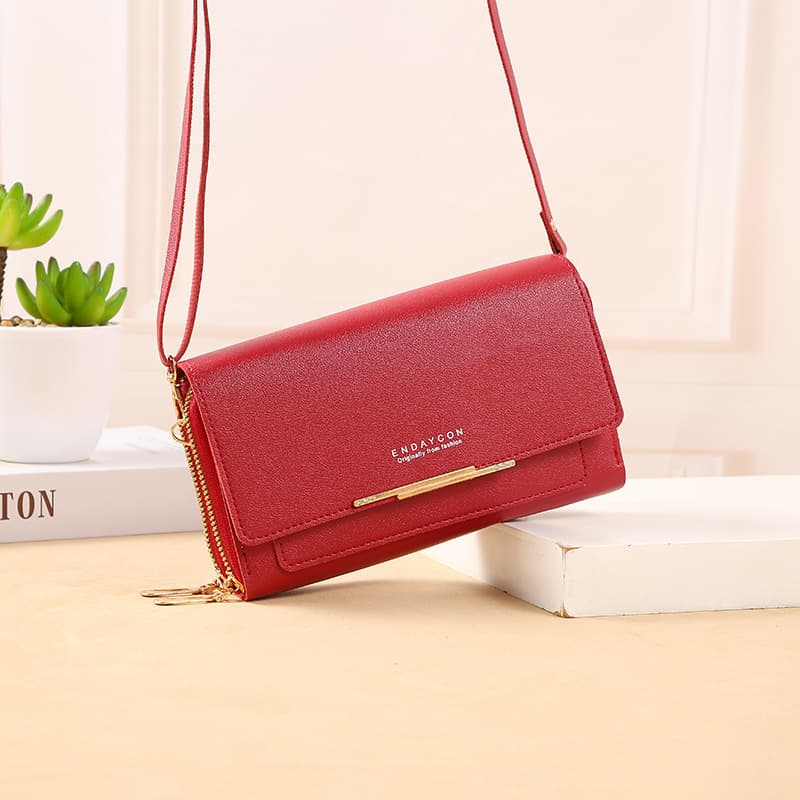 2025 New Women's Wallet Korean Style Large Capacity Multifunctional Shoulder Bag Medium-Long Clutch Coin Purse