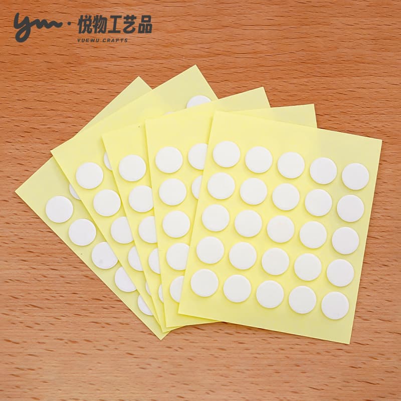 Residue-Free Double-Sided Adhesive Dots, Transparent Round Strong Adhesive for Wholesale