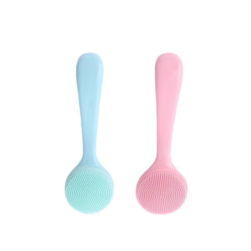 Cross-border Soft Silicone Texture Facial Cleansing Brush Makeup Remover Blackhead Removal Portable Beauty Tool Wholesale