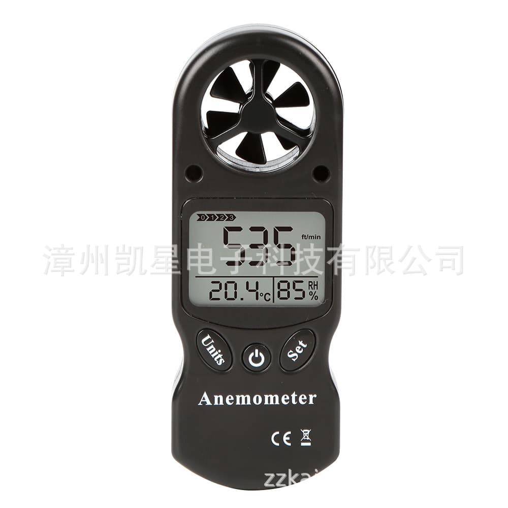 Wind Speed Meter Handheld Anemometer Multifunctional Digital Display Temperature and Humidity Meter TL-300