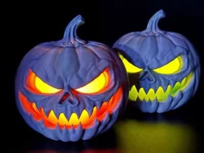 Amazon Bestseller Halloween 3D Glowing Pumpkin Lamp