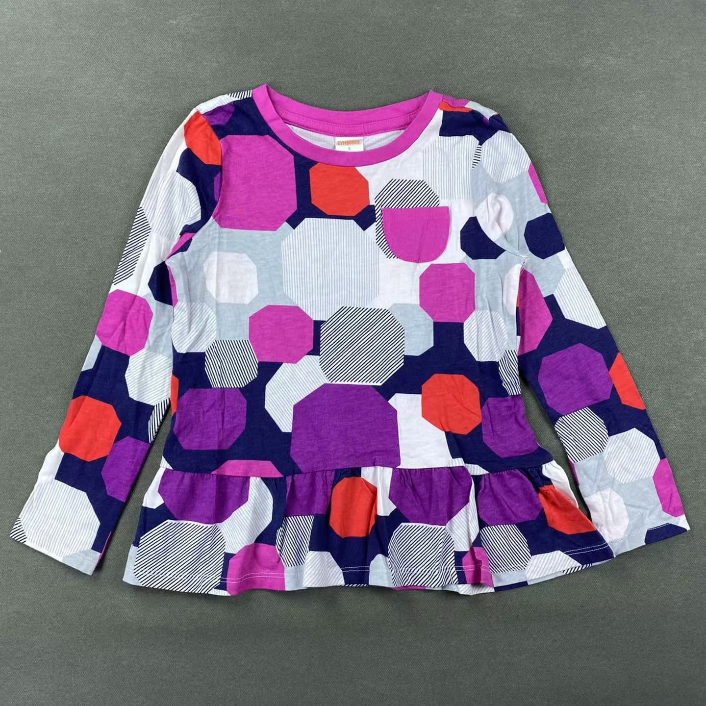 GYMBORE original single girls T-shirt live broadcast online sales of children's clothing wholesale Original Baby T-shirt