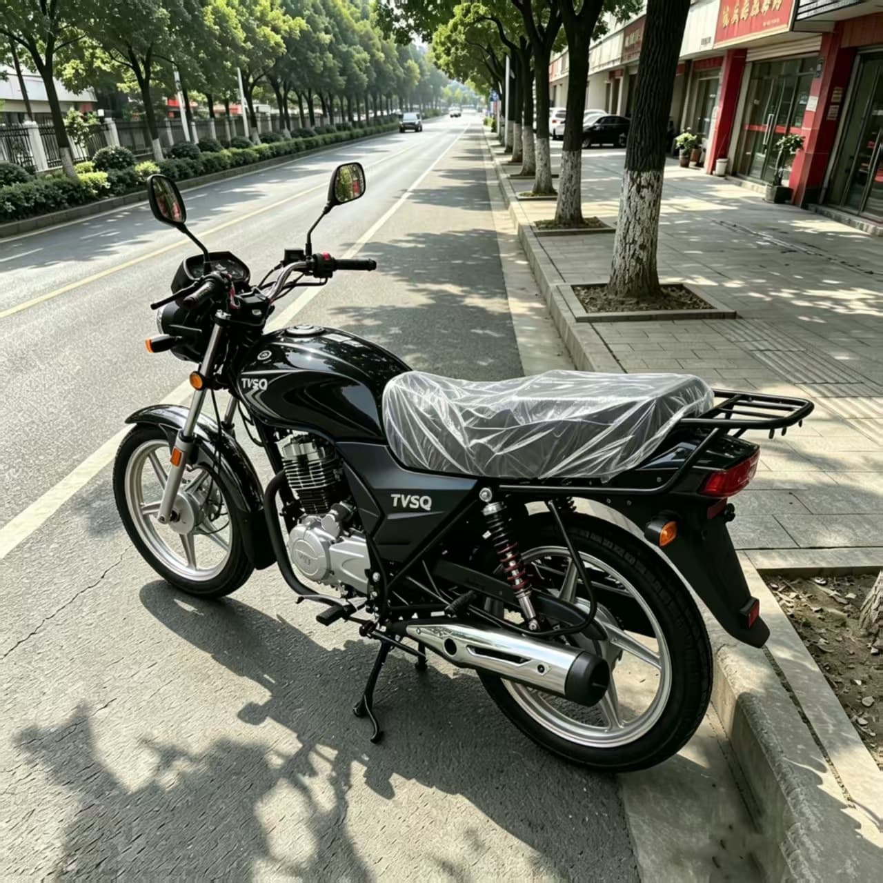 Two-wheelers can ride long distances, sit for long periods at urban and rural markets, haul goods, commute, and easily climb long slopes with heavy loads.