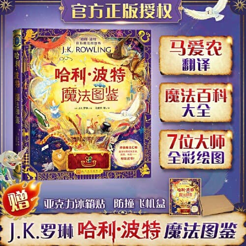Harry Potter Magical Illustrated Official Magical Dictionary Series JK Rowling Encyclopedia Magical Peripheral Books