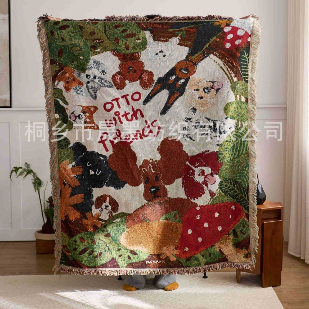 Sofa Blanket Nap Throw Blanket Outdoor Camping Blanket Tent Decorative Carpet Trunk Blanket Tapestry