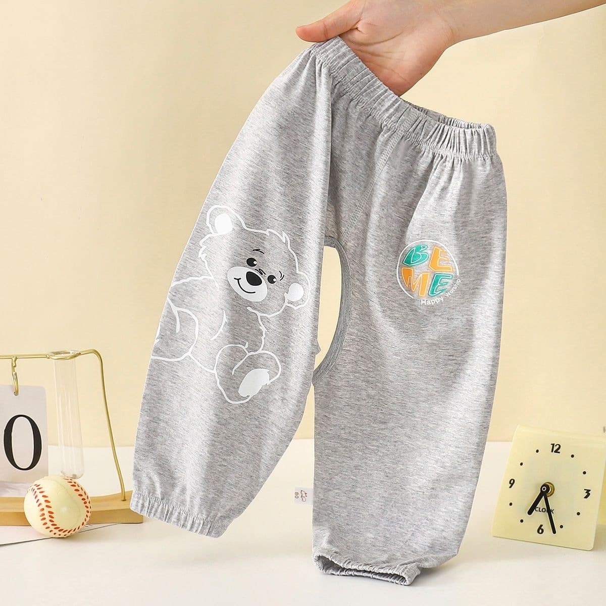 Baby summer cross crotch pants thin baby ice oxygen cotton breathable anti-mosquito pants for boys and girls PP pants bloomers