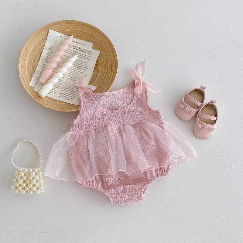 Summer Baby Romper Sweet Princess Thin Style Bodysuit Fashionable Cute Diaper Cover Baby Summer Wear New Arrival