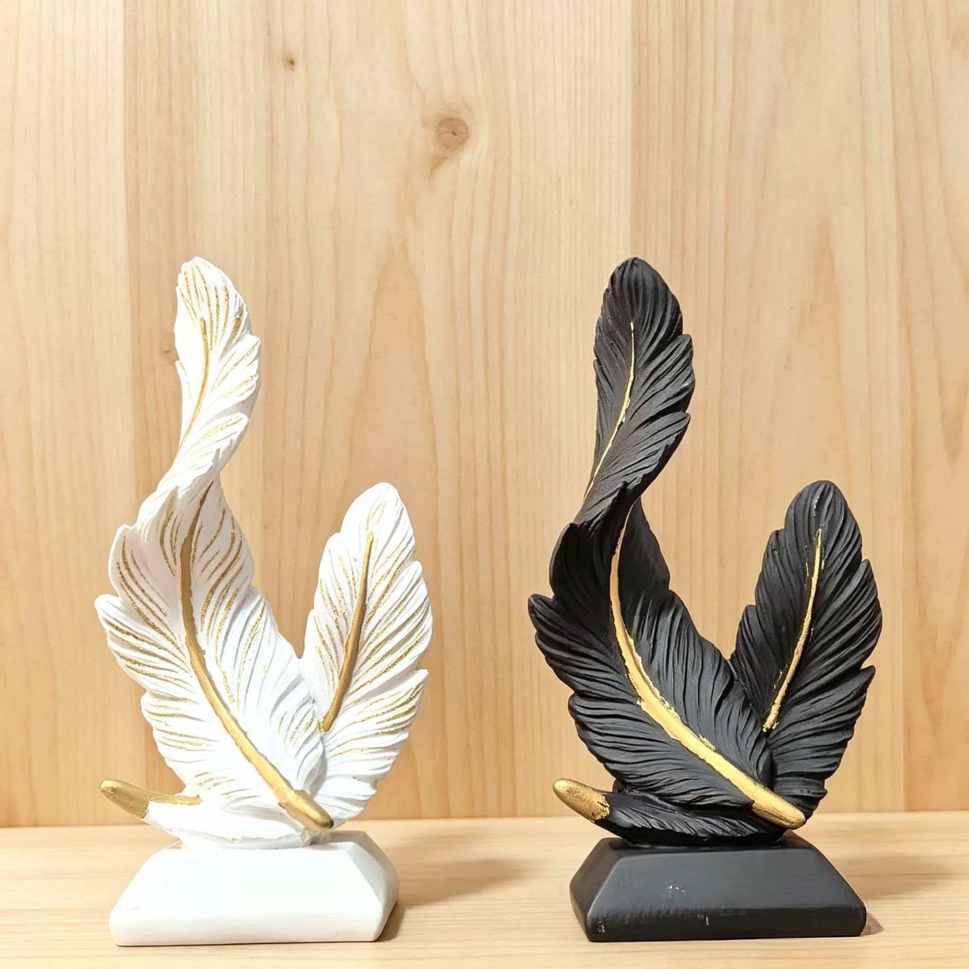 Niche High-End Artistic Feather Decoration for Living Room, Entryway, Showroom, Soft Furnishing, New Home, Housewarming