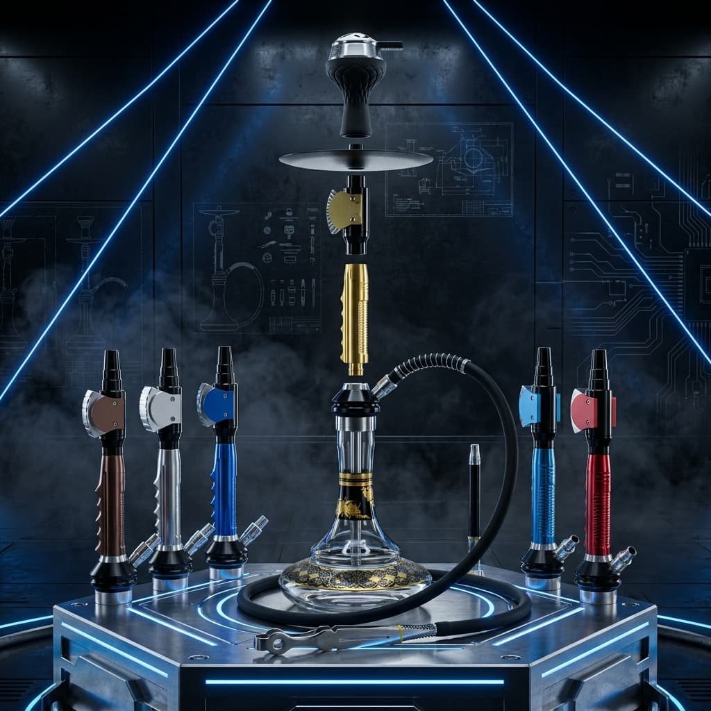 Arabic Hookah ALPHA Apache Single-Hose Hookah Bar Hookah Lounge Home Hookah Full Set