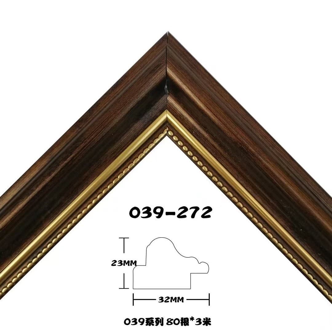 European style oil painting frame decorative strips, PS foam photo frame mounting strips, retro oil painting border strips wholesale and direct sales.