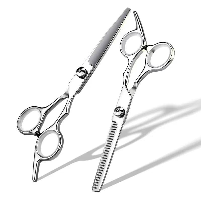 Professional Hairdressing Scissors for Home Use, Flat Teeth Thinning Scissors, Bangs Trimming Tool, Hairstylist Professional Hair Cutting Tools