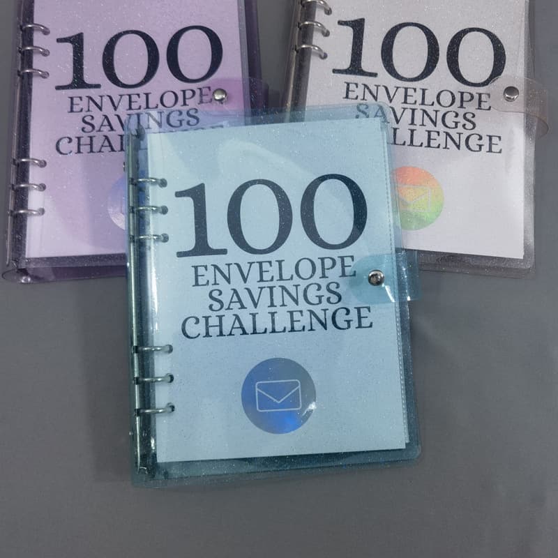 Cross-border Amazon New Couple 100-Day Saving Challenge Book: Envelope Cash Savings Challenge Loose-leaf Book