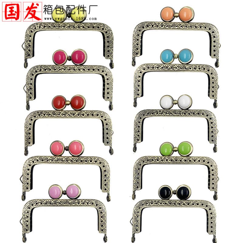 8.5CM Square Embossed Eye Candy Frame, Antique Bronze, 10 Colors Available, Candy Color, 0227-GT