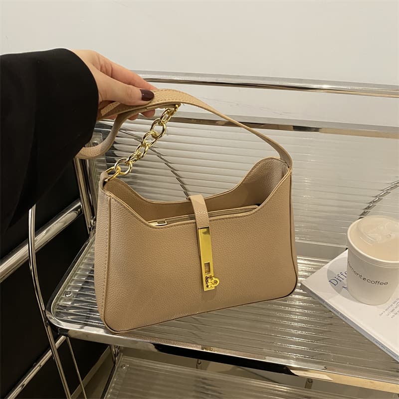 Korean-style Designer Bag for Women 2026 Spring/Summer New Texture Handheld Underarm Bag Versatile Fashionable Single Shoulder Bag