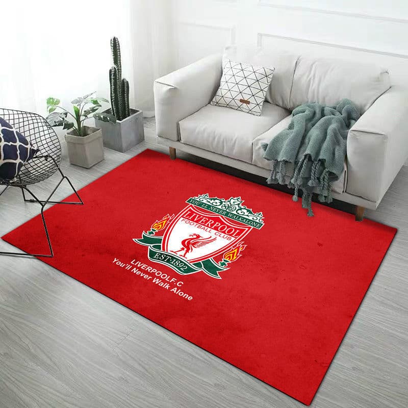 Champions League Club Mat Birthday Gift Barça, Liverpool, Real Madrid, Juventus, Milan, Living Room Bedroom Carpet
