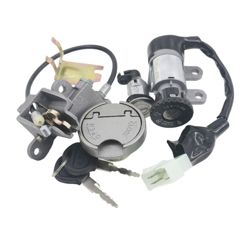 Supply Scooter Kymco 50 Lock Set Linhai Haomai 50 Full Vehicle Lock GY6-50 Ignition Lock Fuel Cap Seat Lock