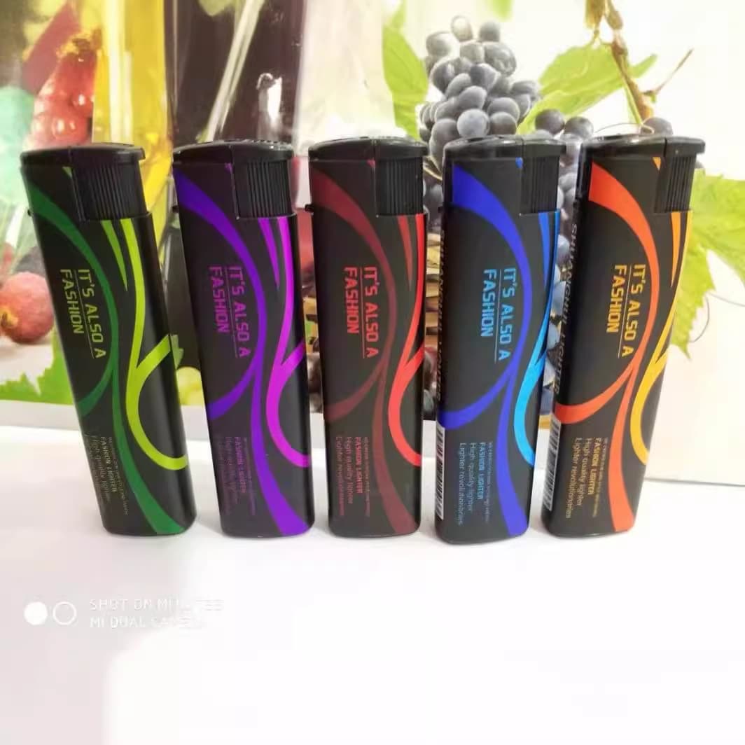 Shuanghui 703 Plastic Wrapped Windproof Lighter, Disposable Lighter, Zhejiang Windproof, Refillable