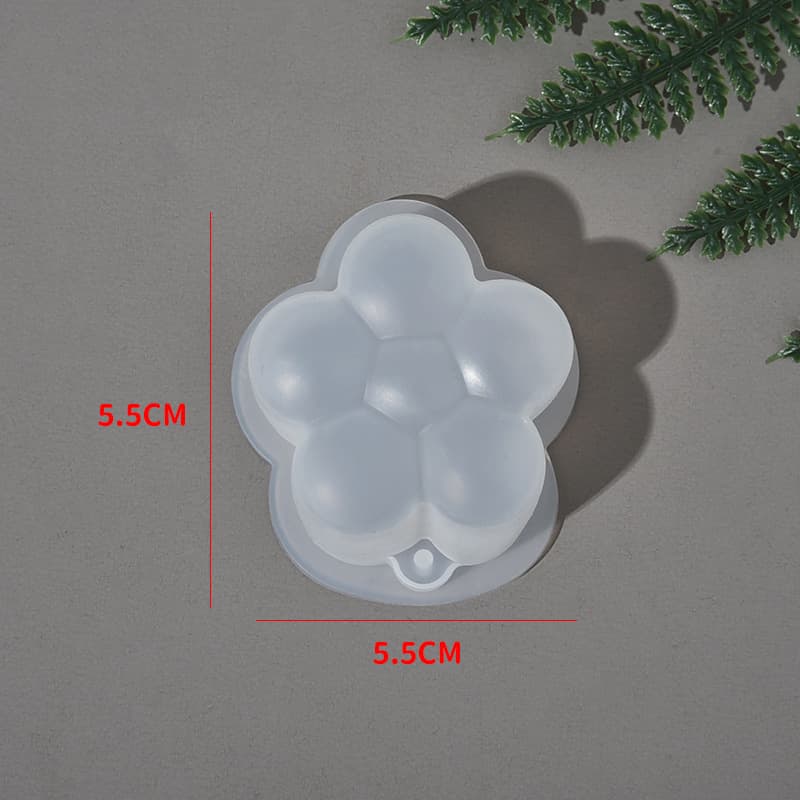 Transparent Squishy Mold Set DIY Craft Toy Cartoon Big Cat Paw Violent Bear Cake Mold Silicone Mold