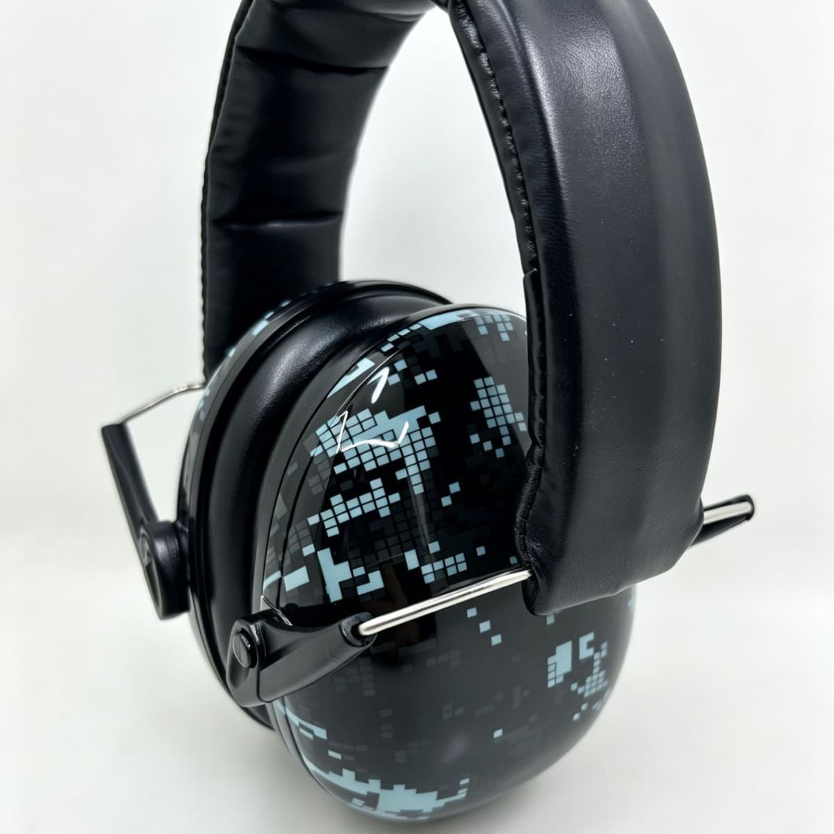 Cross-border new children's noise reduction earmuffs water transfer technology head-mounted learning and entertainment outdoor travel soundproof headphones