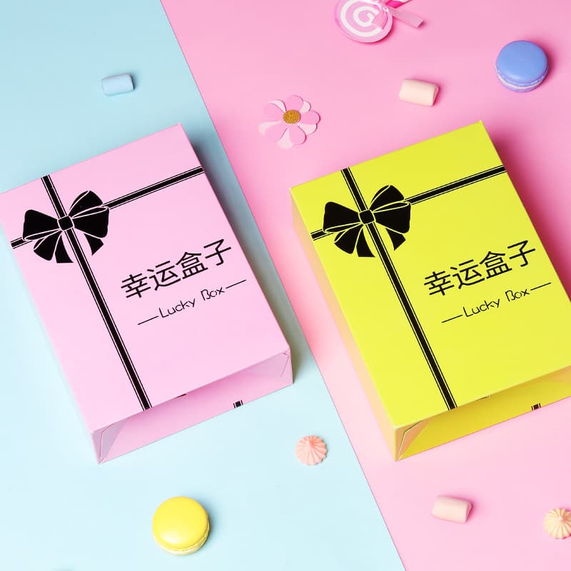 Surprise Box Lucky Box Wholesale Guochao Internet-Famous Lucky Blind Box Packaging Box Small Batch Empty Box In Stock