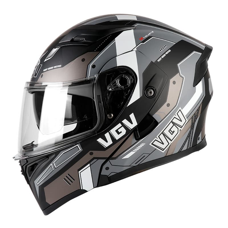 3C/DOT Motorcycle Helmet Flip-Up Full Face Helmet Custom Logo Pattern Cross-Border Wholesale Four-Season Universal Bluetooth Slot
