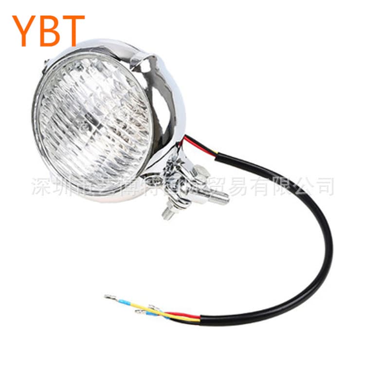 Motorcycle Modified Headlight Harley Headlight Harley Retro Modified Headlight Front Light Four-Corner Harley Headlight