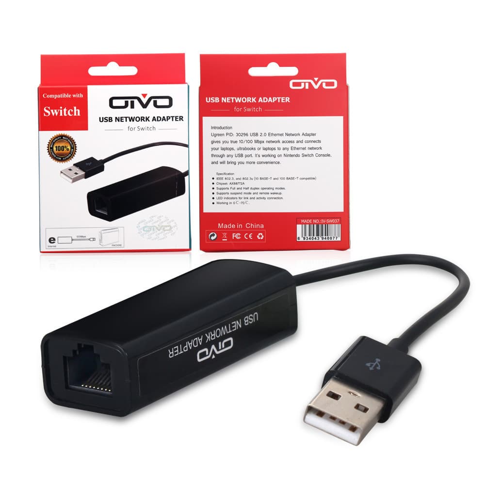 switch 100 m Nic NS wired Nic USB network adapter wii/wii U