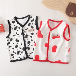New Autumn/Winter Warm Cotton Baby Boys Vest Children Girls Spring/Autumn Outerwear Newborn Clothes