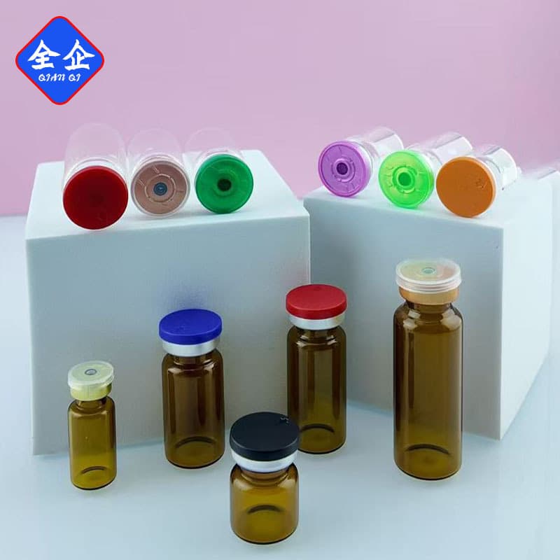 Manufacturer direct transparent amber dropper bottles, essence concentrate freeze-dried powder glass bottles, snap-cap vials, packaging materials, serum vials