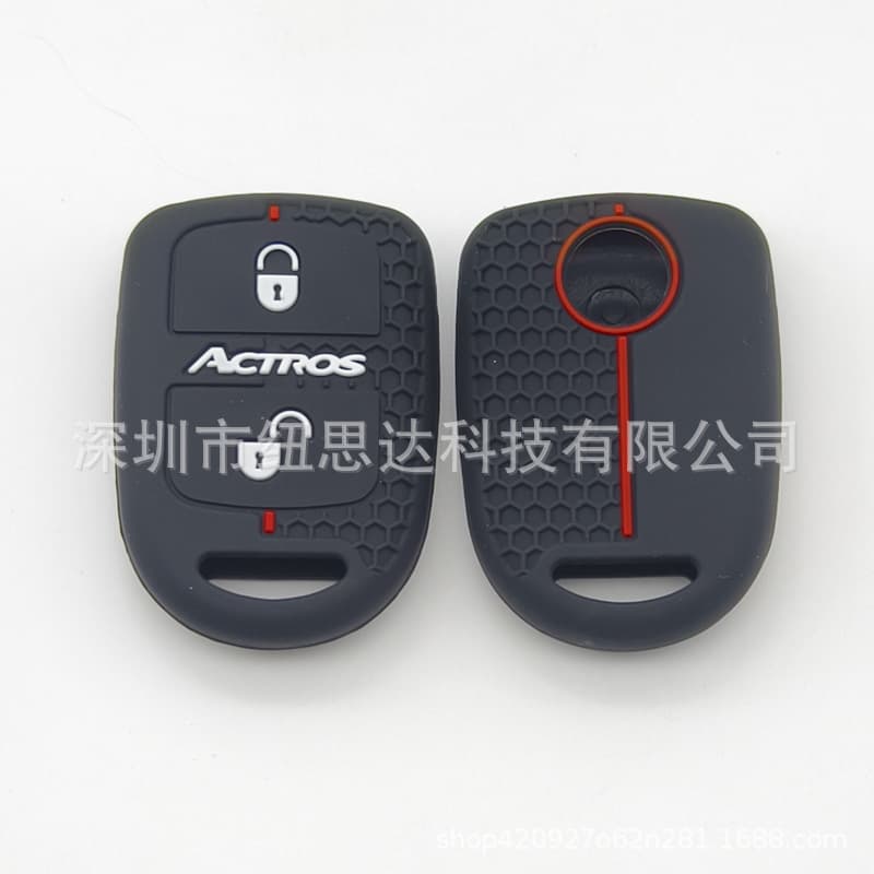 Soft Silicone Protective Case with Anti-Slip Half-Ball Texture for Mercedes-Benz Actros Truck Remote Key