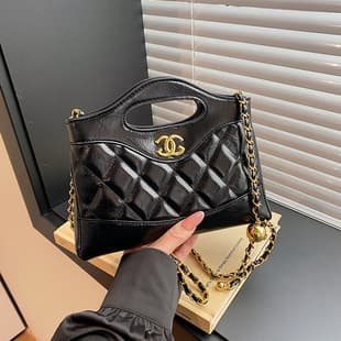 Crossbody Small Chanel-Style Bag for Women 2025 New Versatile Textured Shoulder Envelope Bag Diagonal Quilted Chain Bag