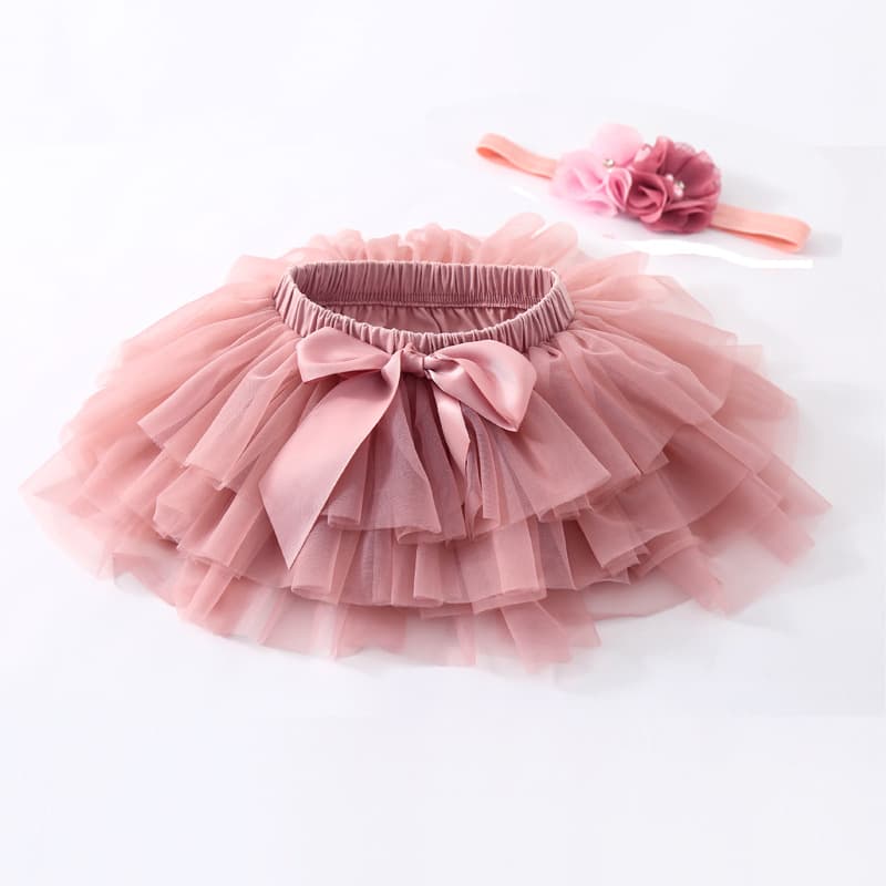 Girls Tutu Skirt Short Skirt Children Tutu Skirt Pants Infant European American Puffy Princess Pleated Half Skirt