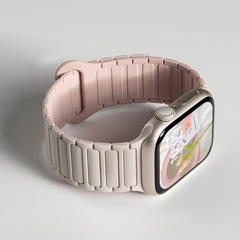 Jingyi Same Style Compatible Apple Watch S9/8/7/6/SE Silicone Magnetic iWatch 10/11/Ultra/SE