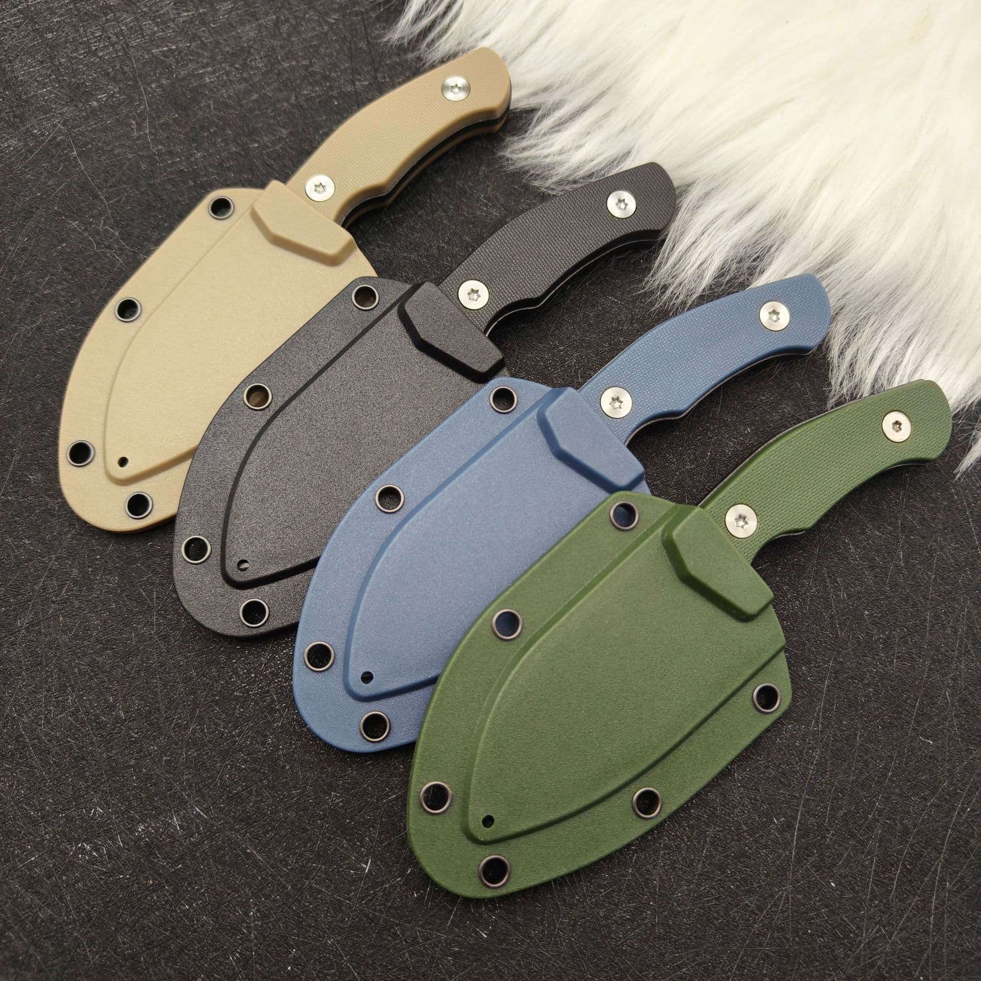 Cross-border Hot Selling EDC Tactical Neck Knife Creative Small Knife Outdoor Knife Self-defense Necklace Knife Mini Hanging Neck Knife