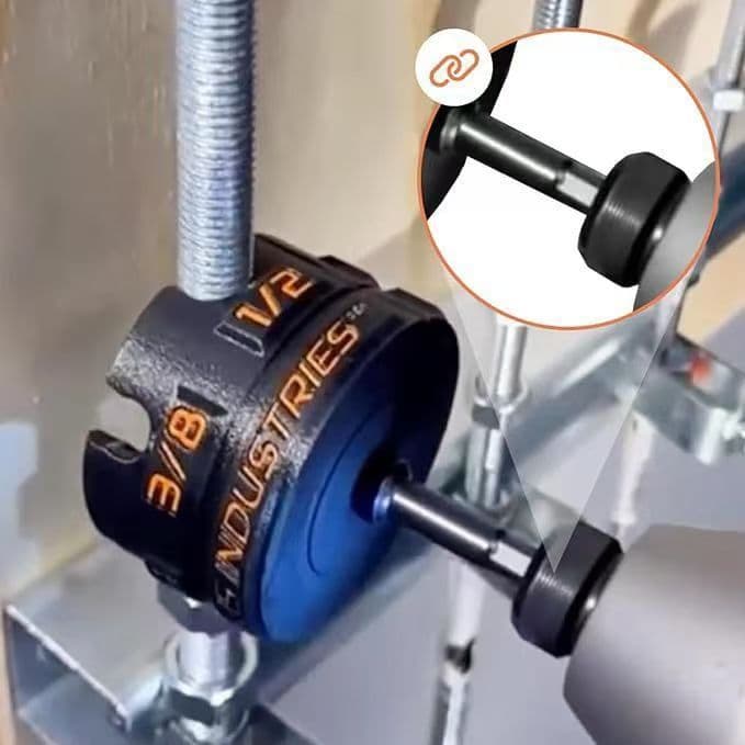 Temu best-selling labeling drop-shipping multi-functional metal aluminum alloy quick-release nut drill bit socket wrench tool