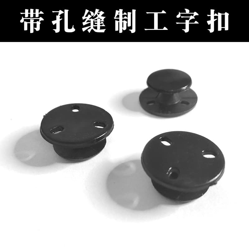 Cross-border DIY handmade perforated shoe buckle, cartoon fabric plush shoe flower, sewn-on buckle, three-hole needle hole