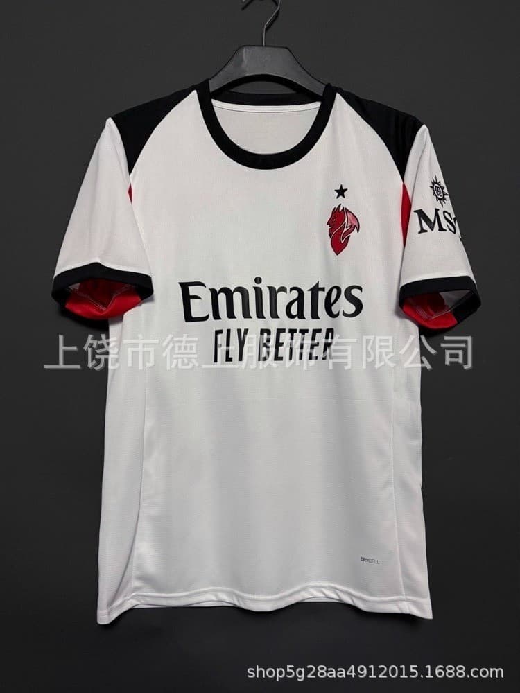 2526 Season Football Jersey Club World Cup Printed Short Sleeve Thai Version Cross-Border Drop Shipping
