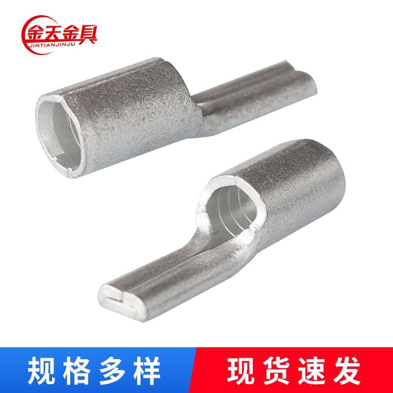 Pin-type cold-pressed bare terminal PTNB10-95mm² copper lug, solder pin-type flat terminal