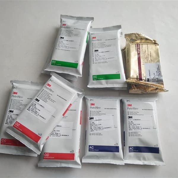 US 3M total colony count 6416 coliforms 14 E. coli test piece 17 mold detection paper Enterobacter