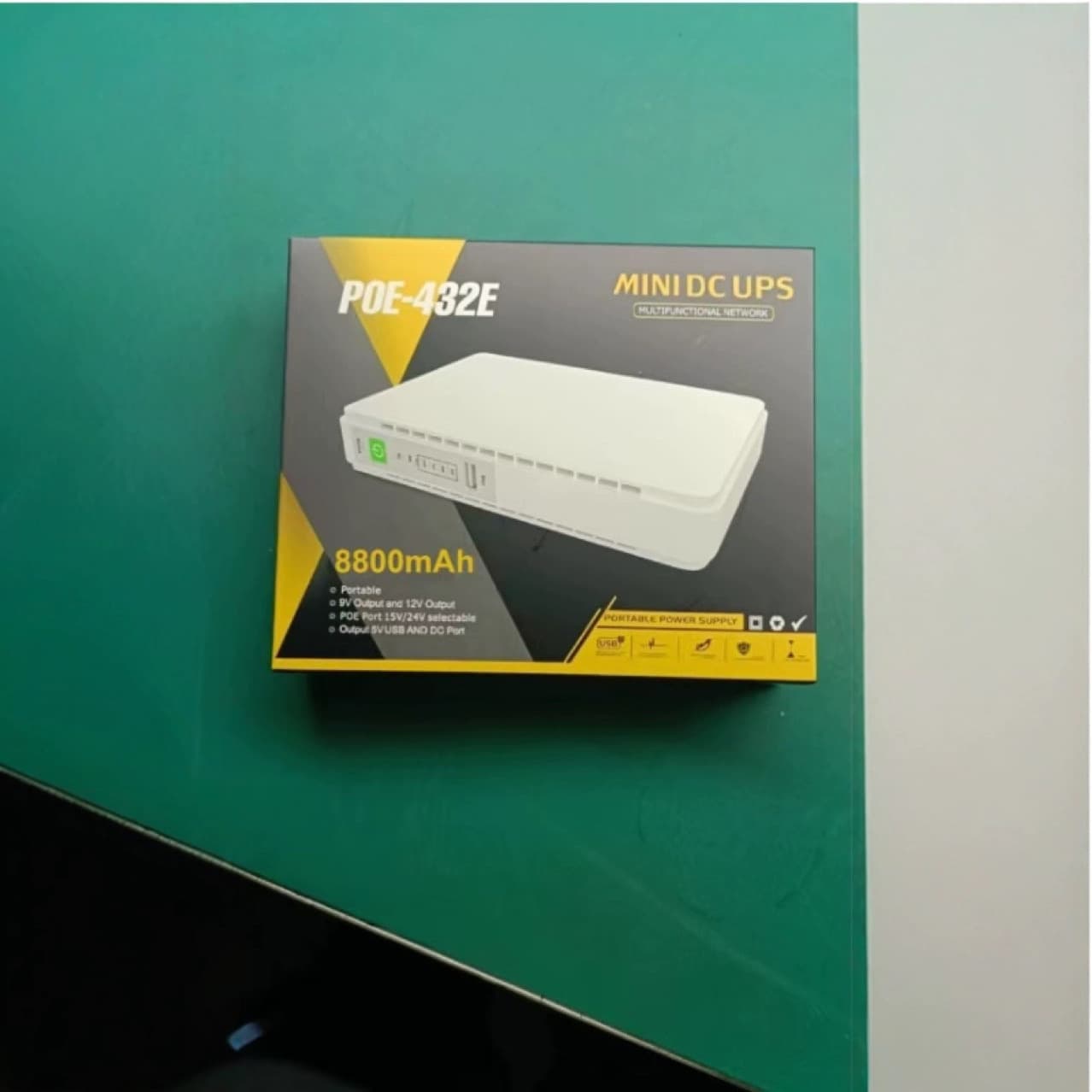 Mini UPS Power for CCTV Router - Uninterrupted Power Adapter for Router Surveillance