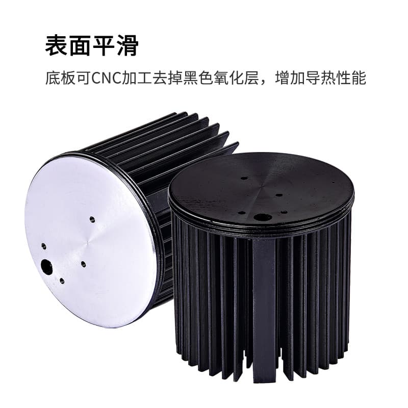 LED Thermal Conductive 64mm Diameter 12W Lighting Forged Profile Module Heatsink 15W Downlight Car Aluminum Cold Segment Heatsink