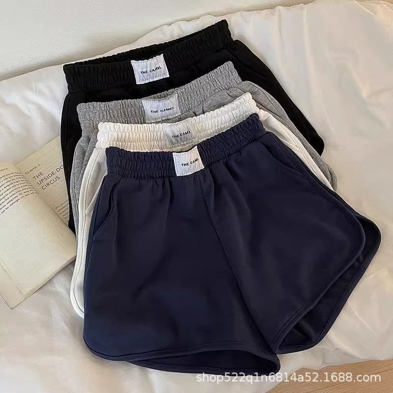 Summer Simple Sports Short Casual Pants for Women New Style Loose Shorts Design Versatile Elastic Waist Hot Pants Wholesale
