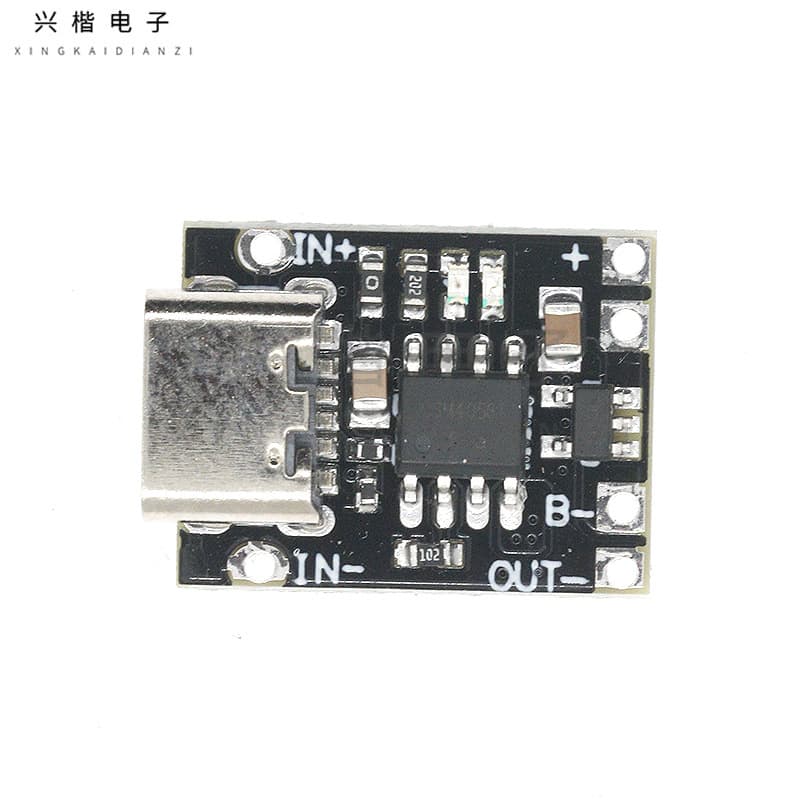 Ultra Small Ternary Lithium Battery Charging Board 1A 3.7V 4.2V Charger Module Type-C Interface with Protection Board