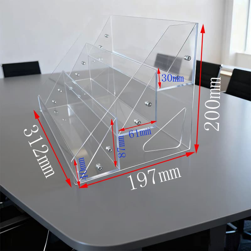 Acrylic Display Stand Transparent Essential Oil Bottle Rack Perfume Holder Balm Aromatherapy Display Cosmetics Storage Shelf